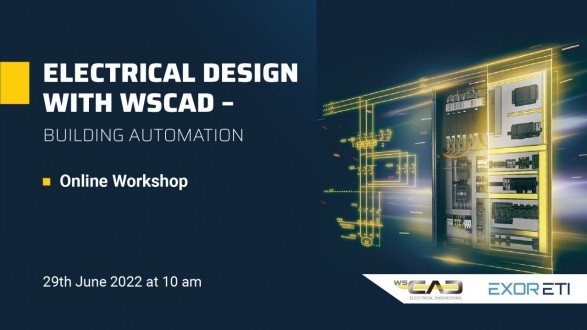 Spletna delavnica: Electrical design with WSCAD – Building Automation