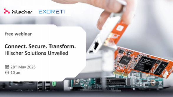 WEBINAR: Connect. Secure. Transform. – Hilscher Solutions Unveiled
