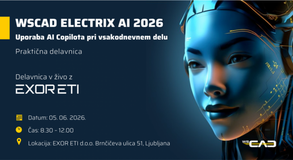 Delavnica v živo: WSCAD ELECTRIX AI – Uporaba AI Copilota v vsakodnevnem delu